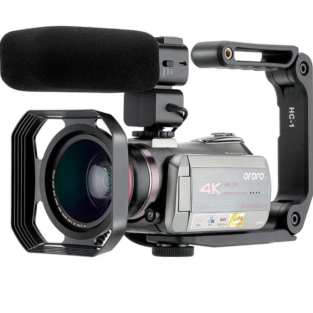 ORDRO AZ50 4K Video Camera Night Vision Camcorder Digital Zoom HD Recorder